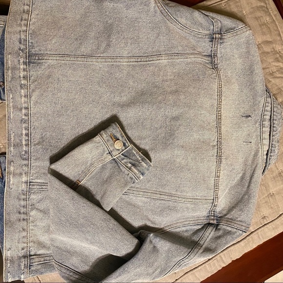 Vigoss Cotton Distressed Jean Jacket - Picture 11 of 13